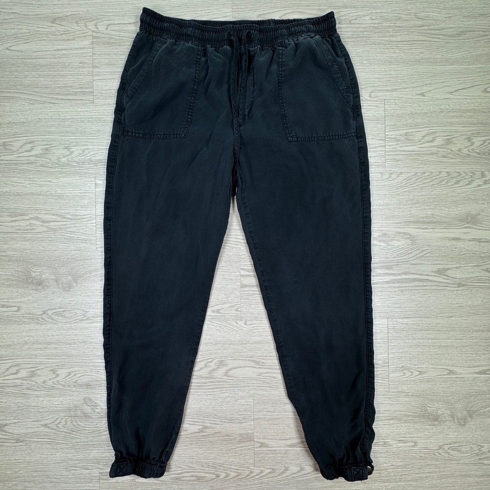 Altar'd State Women's‎ Joggers Pants Vintage Black Medium Elastic Waist Tencel